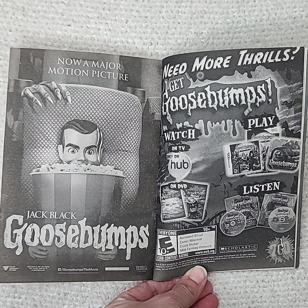 Goosebumps Series #2 Deep Trouble & #22 Stay Out of the Basement Paperback Books